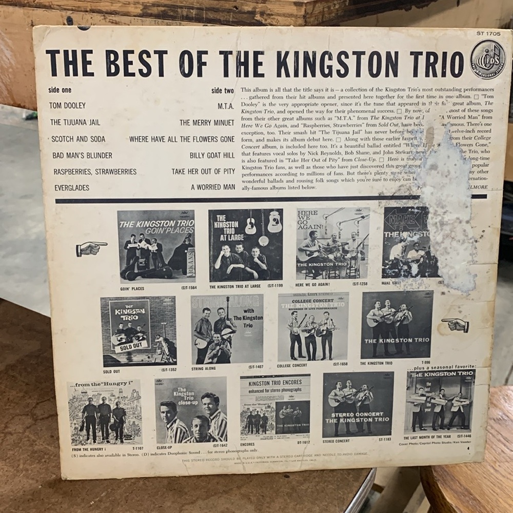 The Best of The Kingston Trio - Picture 3 of 3